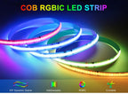 1M 2M 3M 4M 5M COB 24V RGBIC Led Strip 720Leds/M Wifi Bluetooth Infrared Remote Control Flexible Led Tape Lamp Room Decoration