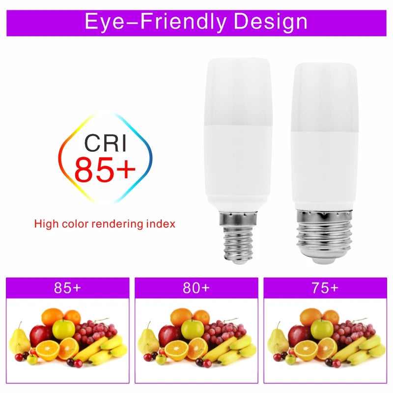 No Flicker 5W 10W 15W 20W LED Cylindrical Corn Bulb E27 E14 Light Bulb AC220V LED Lamp Home Decoration Chandelier Candle Light