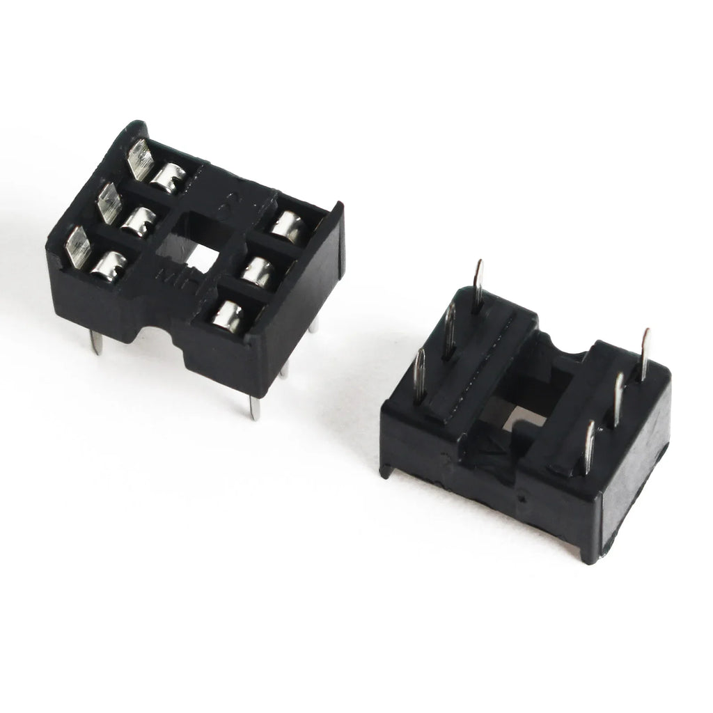 10PCS IC Seat DIP IC Socket Adaptor Solder DIY Sockets 6pin 8pin 14pin 16pin 18pin 20pin 24pin 28pin