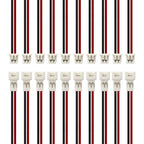 20Pcs Mini Micro JST Connector 1.25mm Pitch 2 Pin Male Plug / Jack Female Socket Electronic Wire Cable Connectors 15CM 28AWG