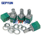 5pcs RK097GS 8PIN 10K 50K B10K B50K RK097G with a switch audio shaft 15mm amplifier sealing potentiometer