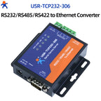 RS232 RS485 RS422 to Ethernet  Converter Serial Device Server SerialTCP/IP Modbus RTU to IoT Gateway Data PSUR USR-TCP232-306
