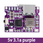 IP5310 Type-C USB-a 5V 3.1A Boost Converter Step-Up Power Module Power Bank Accessories With Switch LED Indicator