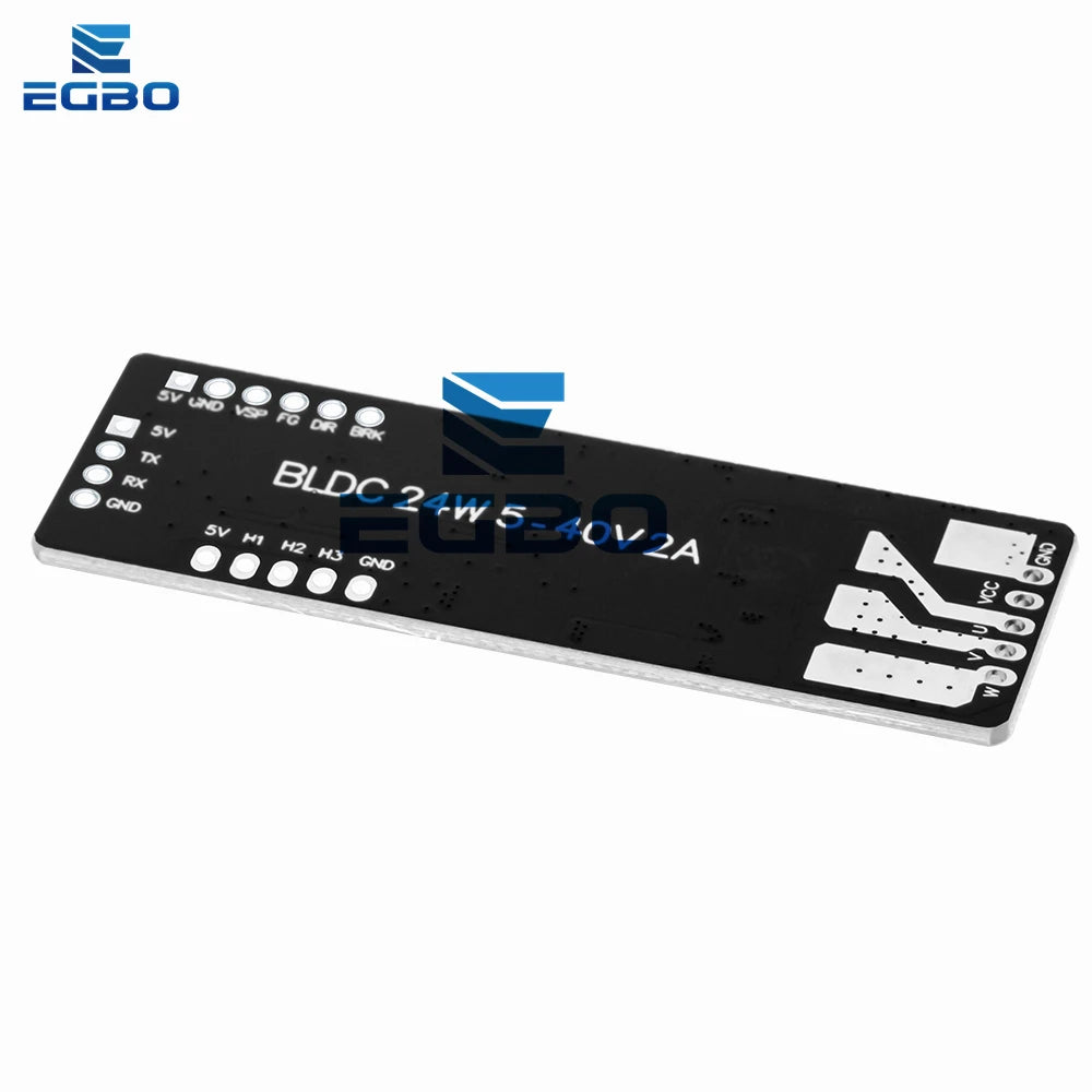 24W BLDC Motor Driver Module 5V-40V 2A Three-Phase PWM with Hall Sensor and Inductive Control