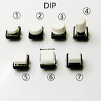 10 Sets Momentary Tactile Button 4PIN SMT/DIP 12X12mm H=9.8/9/16.8mm With Cap Tact Switch Push Button Switch Micro Key Button