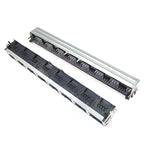 1Pcs 1*8 8-port shielded RJ45 8P8C female jack connector with LED, PCB mount network internet module with light