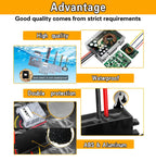 12V to 15V Step-Up Boost DC-DC Converter 1~100A Voltage Regulator Module for Solar Inverter Hybrid Systems