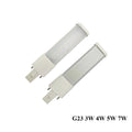 LED G23 3W 4W 5W Horizontal Side Plug CFL PL-S 7W-13W110V/220V 2Pin G23/GX23 4P 2G7/2GX7 Plug-in PL Energy Saving  Light Lamp