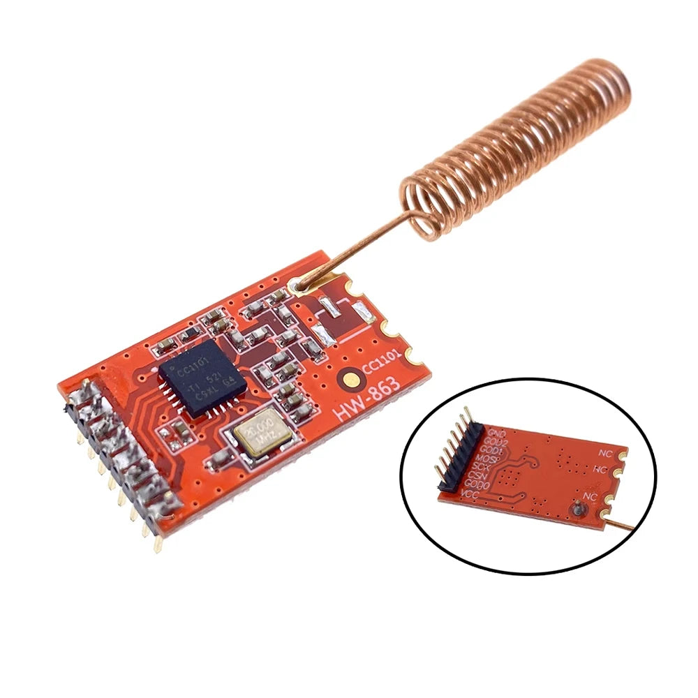 CC1101 433M 10mW Wireless Sender Transceiver Receiver Module NRF905/SX1212/SI4432 data transmission/transceiver