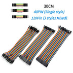 MB-102 MB102 Breadboard 400 830 Point 65 Jumper Wires Solderless PCB Bread Board Test Develop DIY for Arduino Power Module XCW