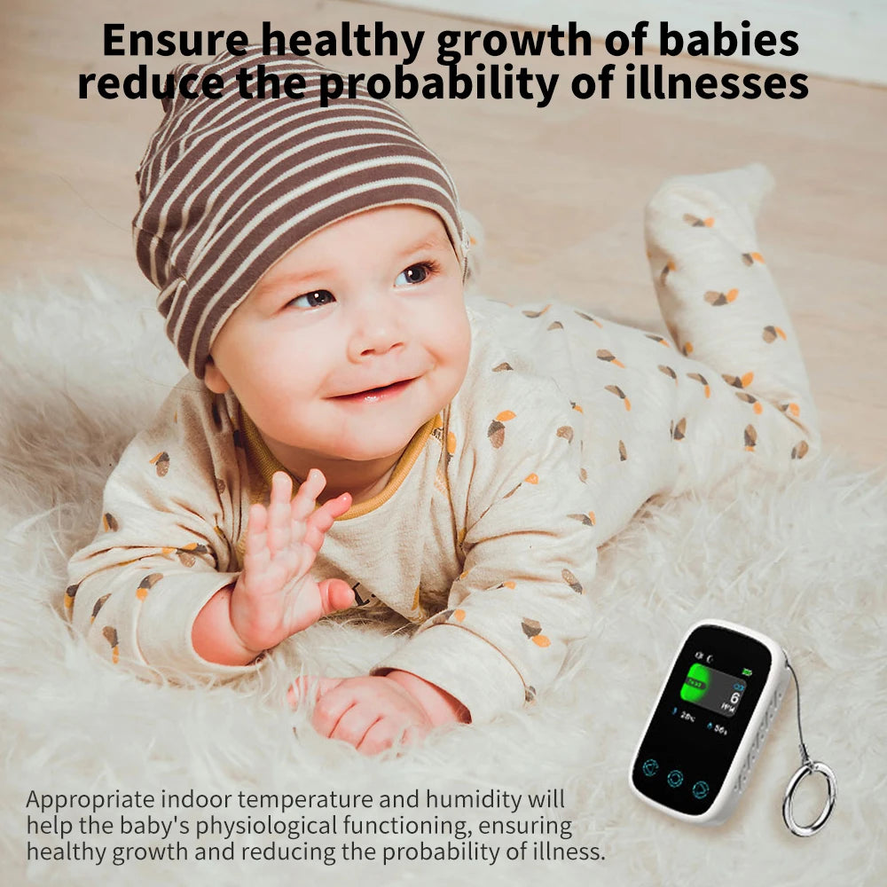 3 in 1 Air Quality Meter CO2 Temp Humidity Tester LCD Screen NDIR Sensor Carbon Dioxide Monoxide Detector with Voice Alarm
