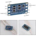 10PCS Mini RS232 MAX3232 to TTL Level Converter Serial Module Board Adapter 3~5V MAX3232 Breakout Board Computer Serial Adapters