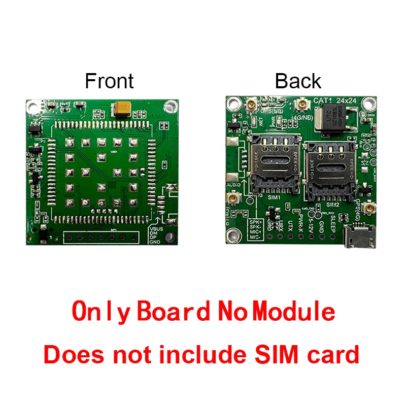 SIM7670G SIM7672G Development Core Board 4G+GNSS LTE CAT1 Module Global Bands Breakout Kit with Antenna Support LTE-FDD/LTE-TDD