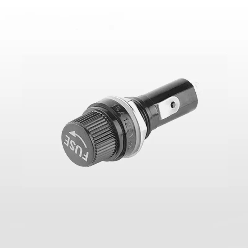 5/10PCS Panel Installation Type Glass Tube Fuse Holder 5x20/6x30mm Electrical Safety Fuse Socket Replacement Accessories