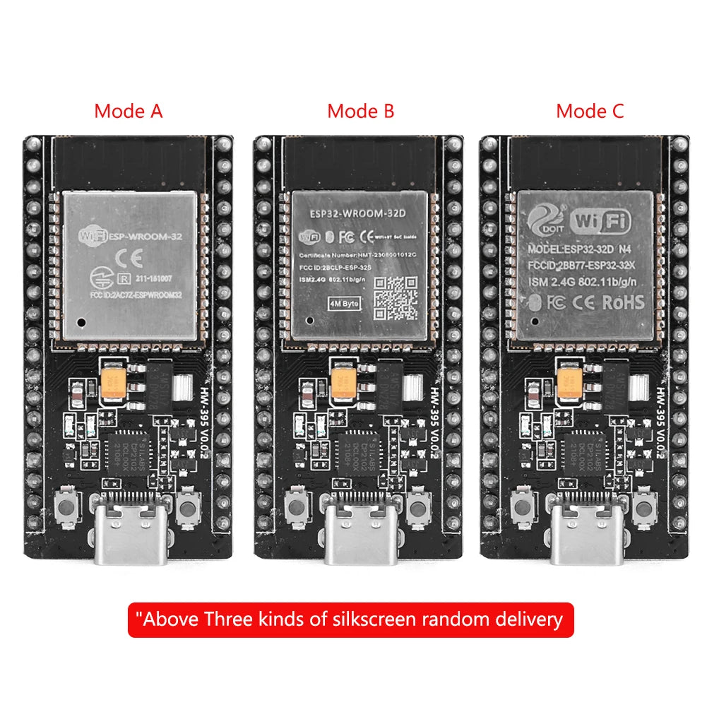 ESP32 Development Board ESP32-WROOM-32 CP2102 Development Board WiFi Bluetooth-compatible 2412-2484MHz ESP 32 Expansion Board