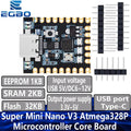 1~10PCS Super Mini Nano V3 Atmega328P Microcontroller Core Board Soldering Development Board Improved Version Module EGBO