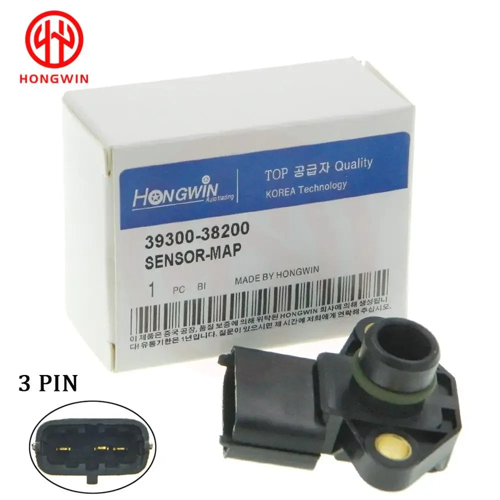 Manifold Absolute Pressure MAP Sensor 39300-38200 94809-30001 39300-38100 For Hyundai Sonata Veracruz Azera Kia Optima Rio Rondo