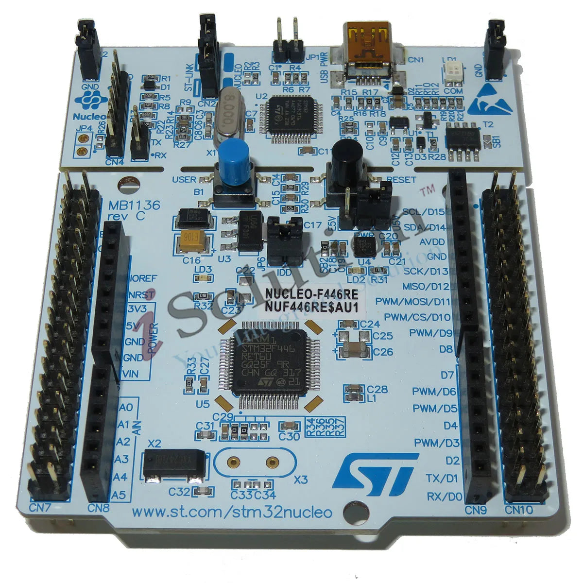 Original ST NUCLEO-F446RE ARM STM32 Nucleo development board with STM32F446RET6