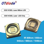 SMD 3535 IR Led Diode Laser Infrared Vcsel Lamp Beads 3W 850nm 940nm 980nm 1064nm 5W 808nm Optical Wafer Heating Medical Beauty