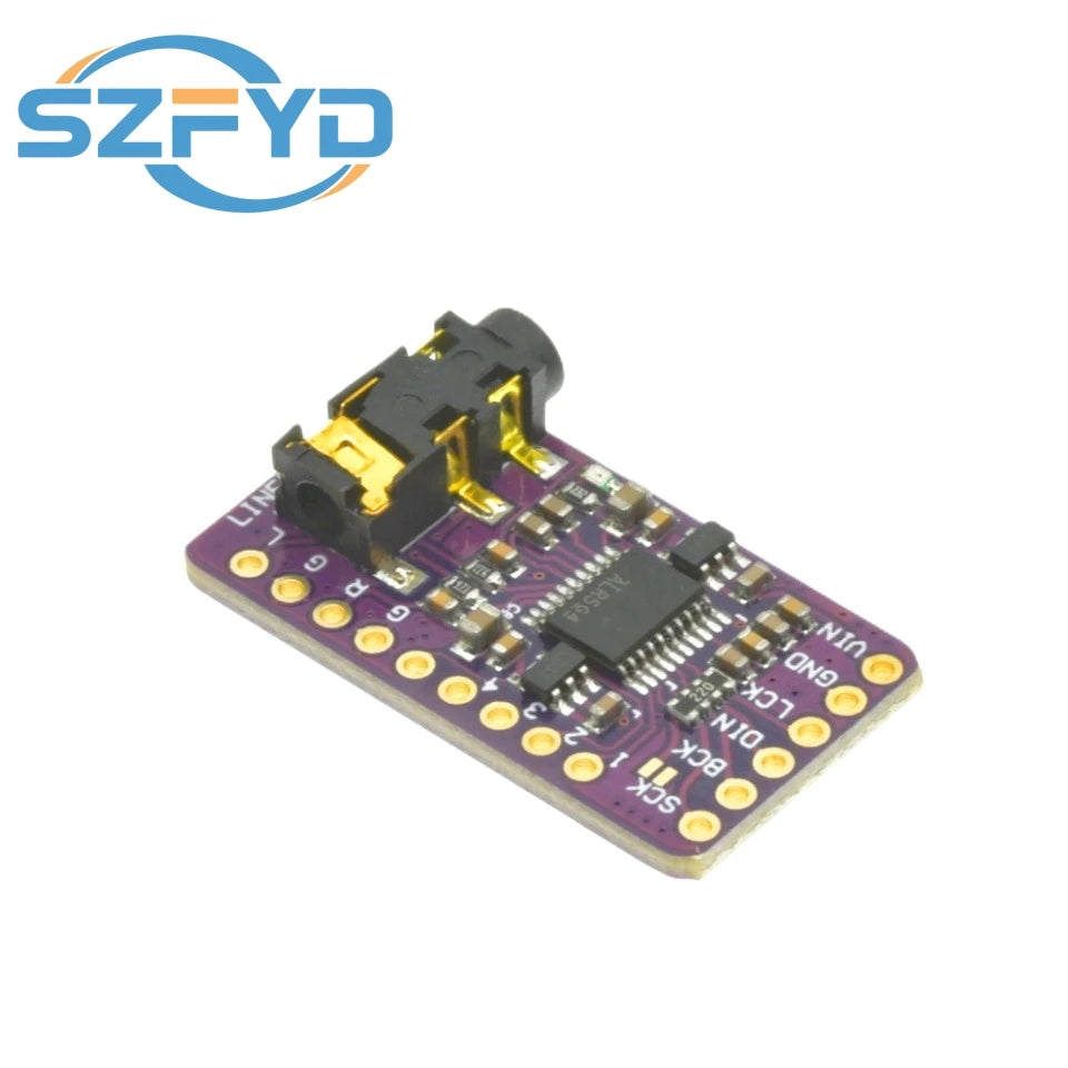 Interface I2S PCM5102A DAC Decoder GY-PCM5102 I2S Player Module For Raspberry Pi pHAT Format Board Digital PCM5102 Audio Board