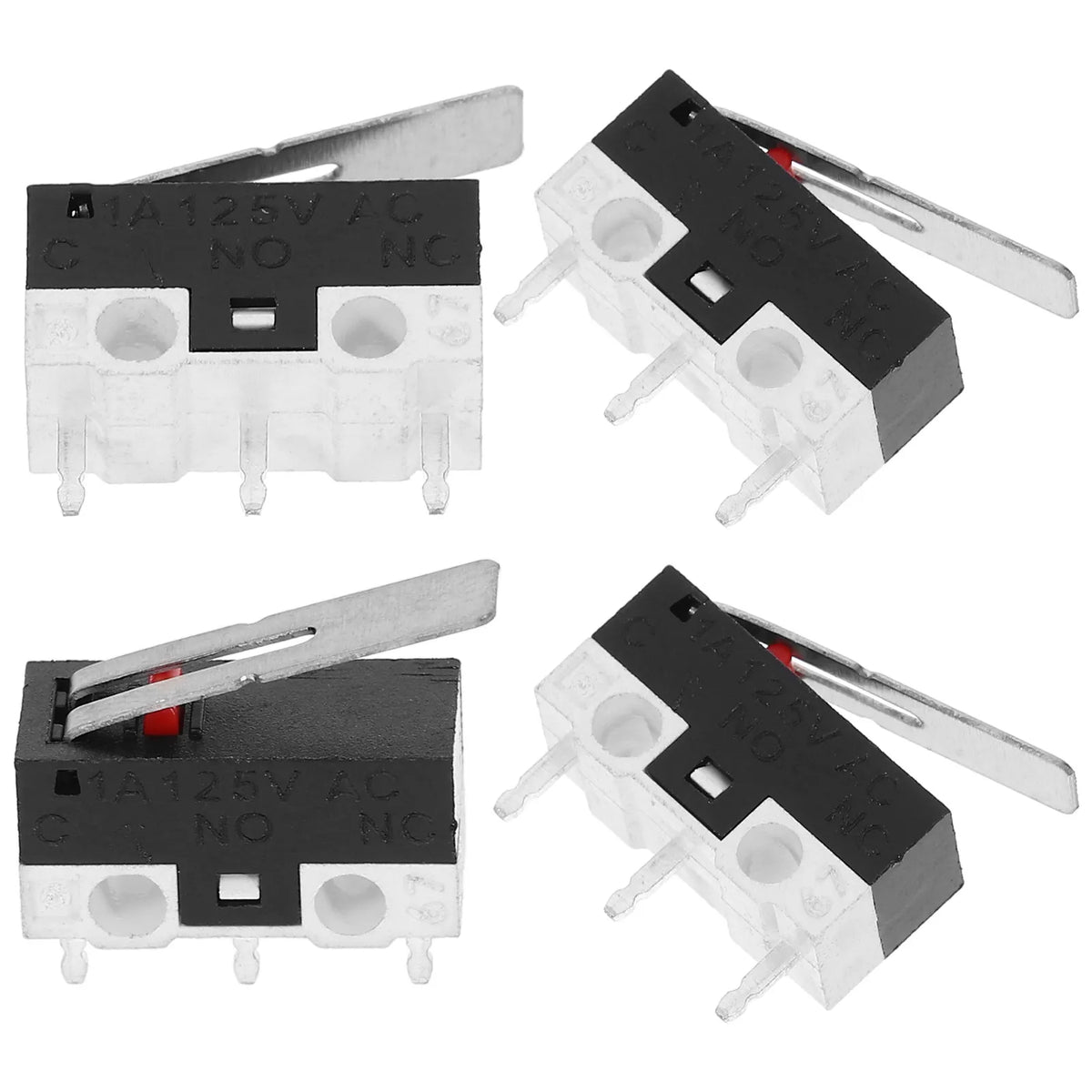 20pcs Plug Board Switch Micro Limit Switch Lever Arm For Appliance Door Control Replacement Electrical Switches Durable Compact