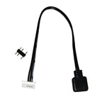 For Coolmoon Fan Controller Adapter Cable Small 4Pin/6Pin to 5V ARGB 3Pin Cord