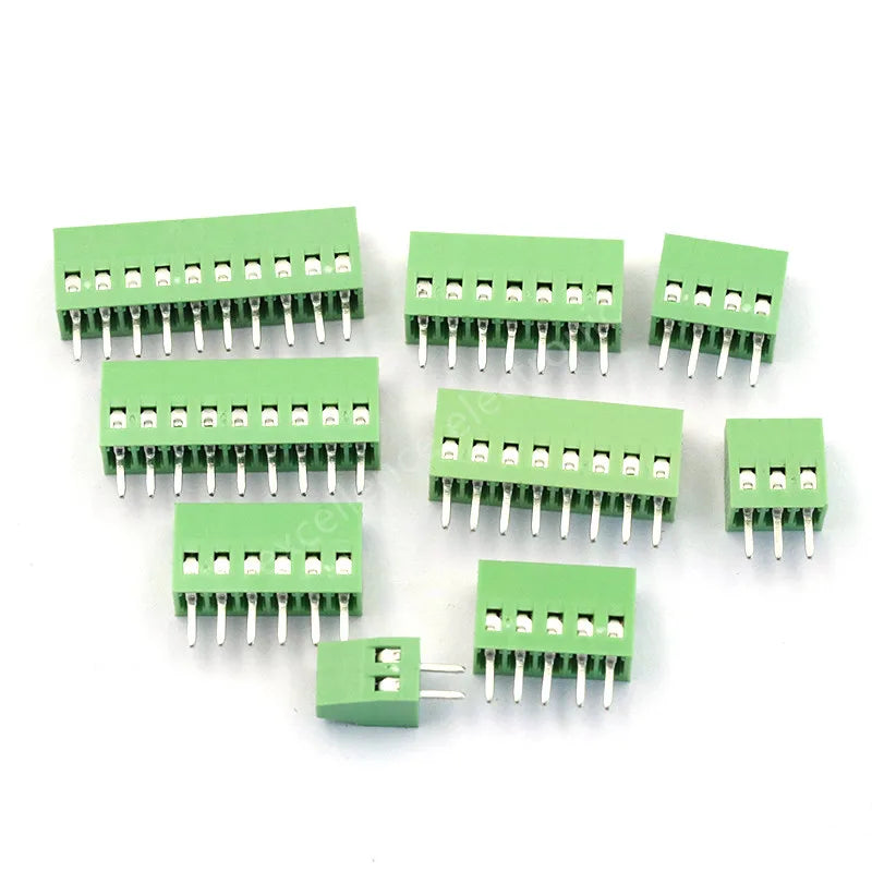 5/10pcs KF128 2.54mm Pitch Mini PCB Screw Terminal Block Connector for Wires 2P 3P 4P 5P 6P 7P 8P 9P 10P 12P 16P Terminal