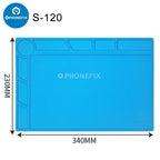 Silicone Soldering Mat Desk Platform for BGA Welding Station Solder Iron Phone PC Repair Magnetic Heat Insulation Pad S-180