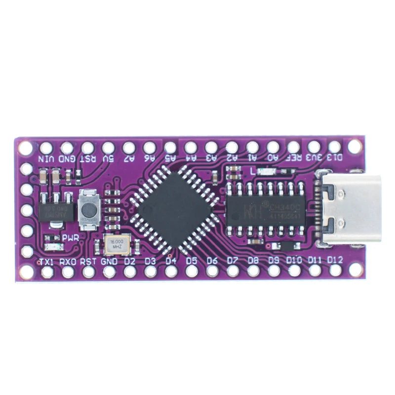 LGT8F328P-LQFP32 MiniEVB TYPE-C MICRO USB Compatible With ATMEGA328 Nano V3.0 LGT8F328P CH9340C / HT42B534-1 SOP16 For Arduino