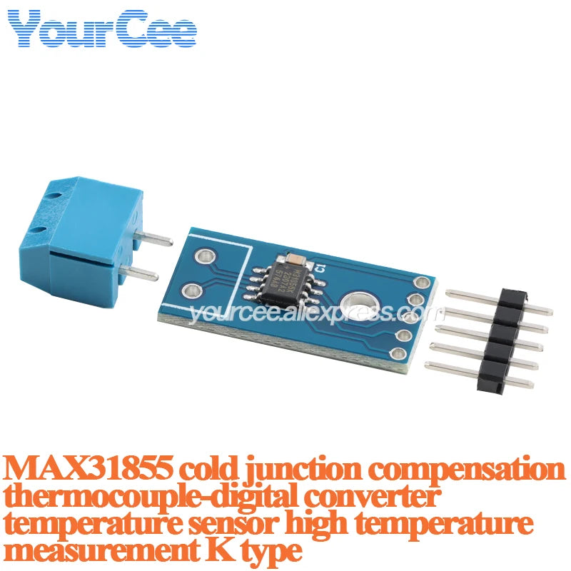 AD8495 Precision Thermal Coupling MCP9600 MAX31856 MAX31855 MAX6675 K-Type Thermocouple Amplifier Module Temperature Sensor