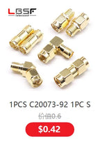 SMA to SMA Male Female RF Coaxial SMA Adapter Kit RF Coax Coupling Nut barrel Connector Converter For WIFI
