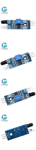 1/5/10PCS IR Infrared Obstacle Avoidance Sensor Module for arduino Smart Car Robot 3-Pin Reflective Photoelectric