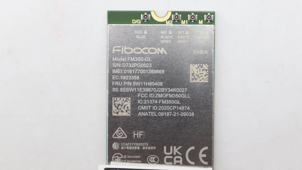 Fibocom FM350-GL 5G Module for Thinkpad X1 Yoga 8th Gen Laptop 5W11H85408