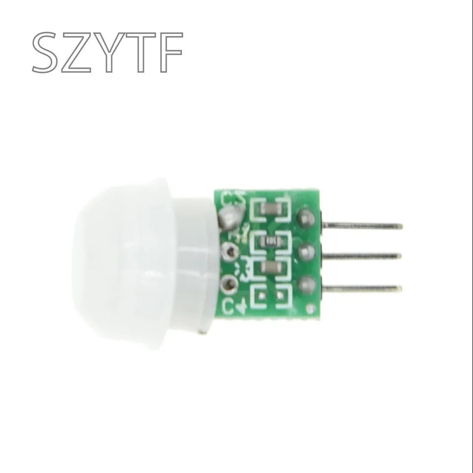 1-50PCS Mini IR Pyroelectric Infrared PIR Motion Human Sensor Automatic Detector Module AM312 Sensor DC 2.7 to 12V