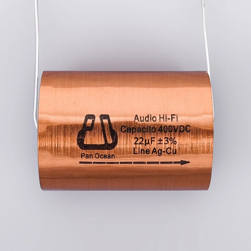 Free shipping 2pcs Tianji MKP Series Metallized polypropylene polar Audio Hi-Fi capacitor Line Ag-Cu ±3%