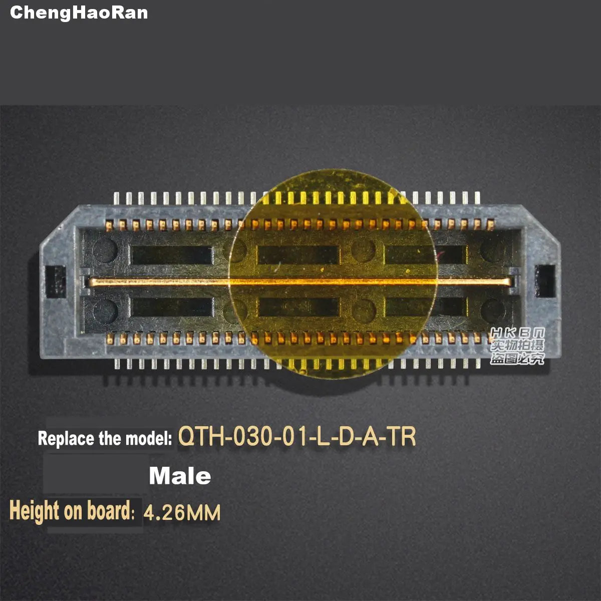 1pcs 1 pair 0.5pitch Male Female 60P 60Pin BTB Connector Board to Board QSH-030-01-L-D-A QTH-030-01-L-D-A