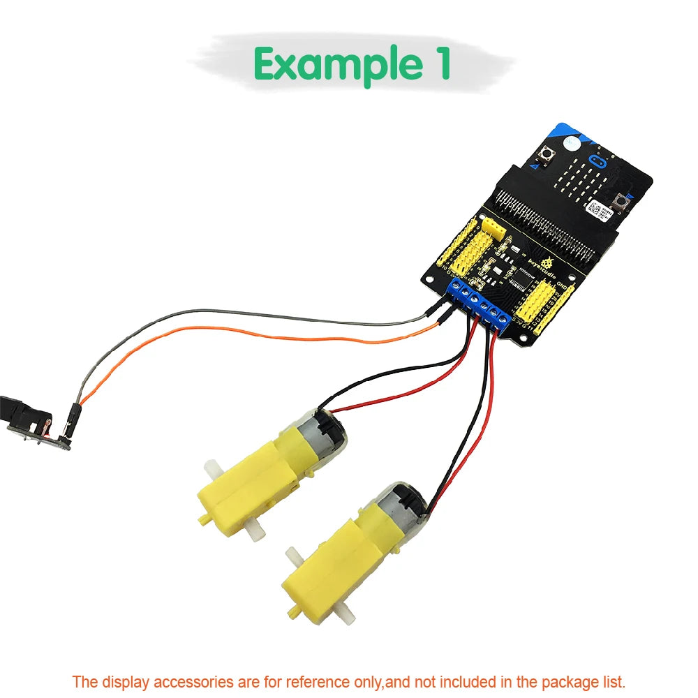 Keyestudio Motor Drive Breakout Board For The BBC Micro bit Integrate TB6612FNG Chip Comes Serial Port Communication Pins