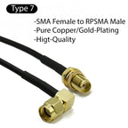 RG174 SMA to SMA Cable Female to Male extension jumper Pigtail Adapter Cable my SMA Antenna cable For WIFI 3G 4G GSM Antenna