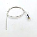 White Cable RG316 for MMCX Male Plug Pigtail Adapter