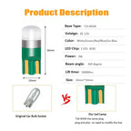 4 Pcs Super Bright 3030 SMD T10 LED W5W Car Dome Light Auto Clearance Reading Lamp 12 Vehicle Door Bulb Accessories White 6000K