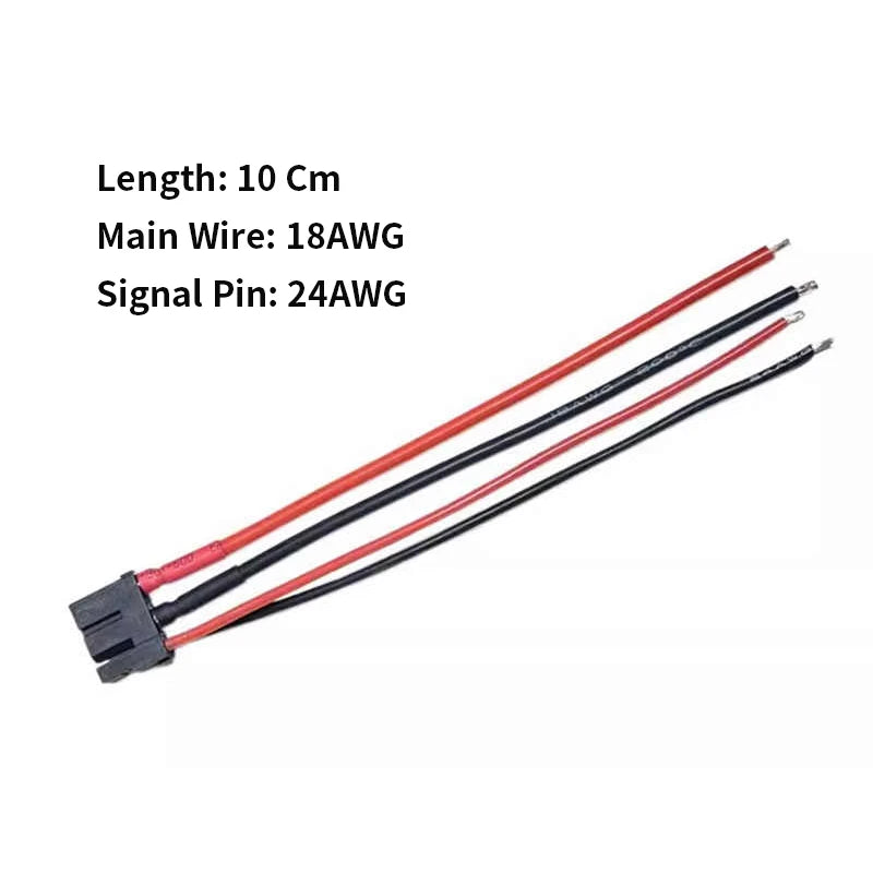 XT30 (2+2) Male to Female AMS Plug XT30 (2+2)-F Connector Extension Line for Xiaomi Servo Motor Micro Motor Connection Cable
