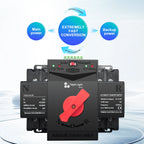TOMZN TOQ3 Built-in Circuit Breaker Short-circuit Protection Overload Protection 2 Input 2/1 Output 2P 4P 63A 125A Night Light