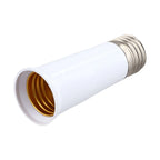 For E27 Extension Adapter Socket for For E27 Screw Base Lighting Devices Including Pendant Lights and Recessed Fixtures