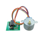 Hot！1 Set Lead 25cm Reduction Step Gear Stepper Motor 4 Phase 28BYJ48 For  Diy Kit ULN2003 Driver Board DC 5V Stepper Motor