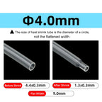 1~10m 3:1 Heat Shrink Tube With Glue Clear 1.6 - 39mm Dual Wall Adhesive Lined Polyolefin Shrinkin ﻿Wrap Cable Protect Sleeving