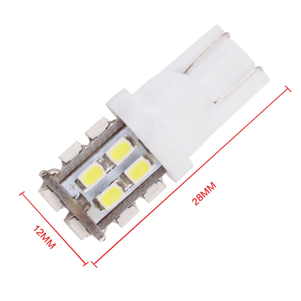 100PCS T10 1206 3020 68 42 20 SMD 194 168 W5W 12V 24V Car LED Light Bulbs 20 42 68LED Auto Bulbs White Clearance Interior Light