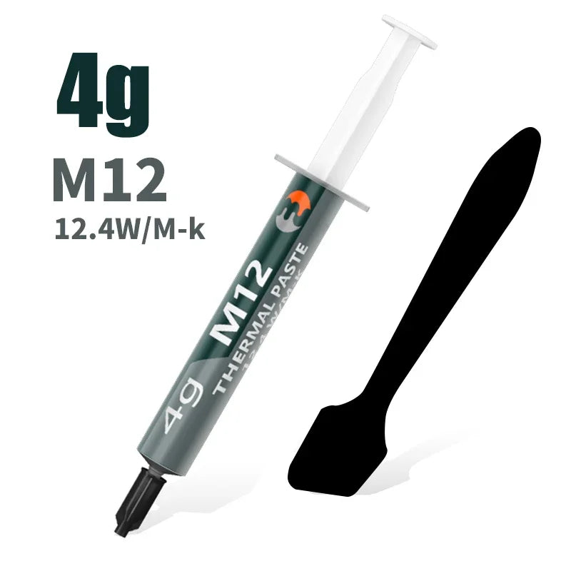 New High Performance Thermal Grease M12 Thermal Paste Plaster Pasta Termica 12.4W/mK 1/4/8/15/30g For CPU/PS5/LED/Desktop PC