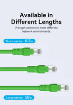 Vention Cat6A Bulk Ethernet Cable 10Gbps SFTP Cat 6A Patch Cord for ADSL PLC Servo Motor Ethernet Swicth PC RJ45 Networking Wire