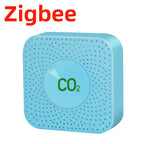 Tuya CO2 Carbon Dioxide Sensor CO2 Detector NDIR High-Precision Measurement Exceeds Standard Alarm Smart Home Linkage Tuya Senso