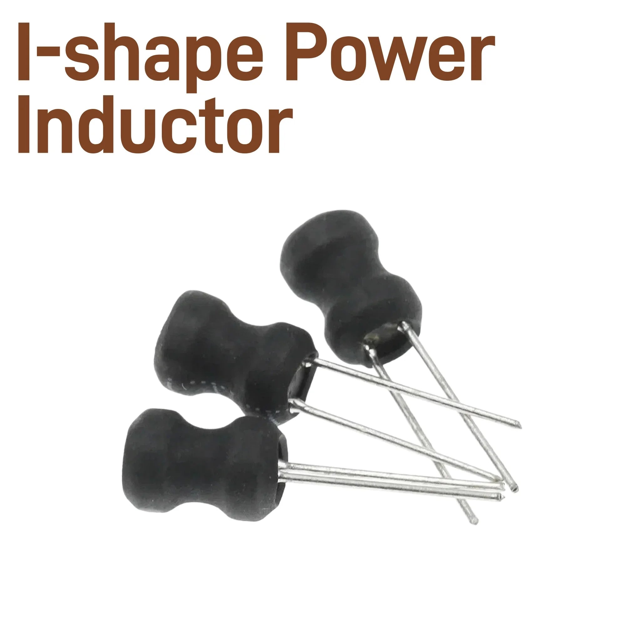 10/50PCS 0608 6*8mm I-Shape Power Inductor Copper Winding Coil 68UH~10MH LC Filter Choke Coil For Converter LED Power Supply
